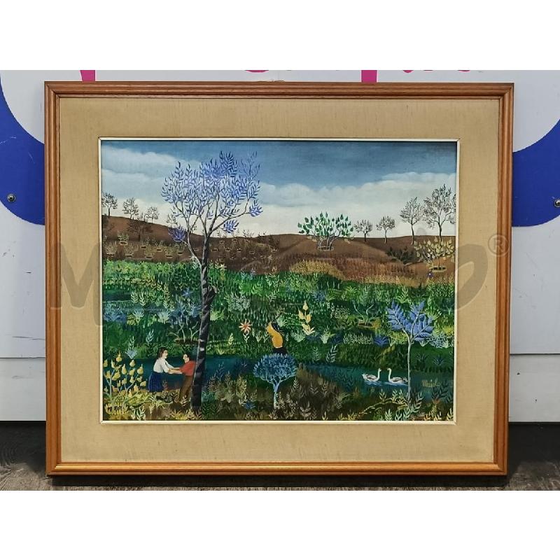QUADRO OLIO SU TELA FRANCESCO MAIOLO | Mercatino dell'Usato Moncalieri bengasi 1