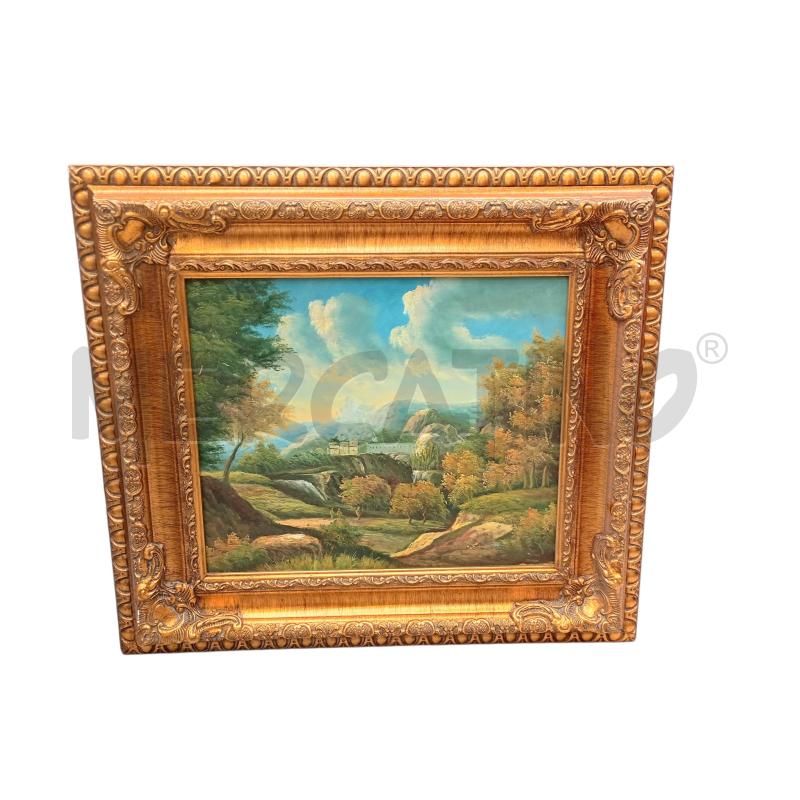 QUADRO OLIO SU TELA PAESAGGIO AGRESTE  | Mercatino dell'Usato Moncalieri bengasi 1