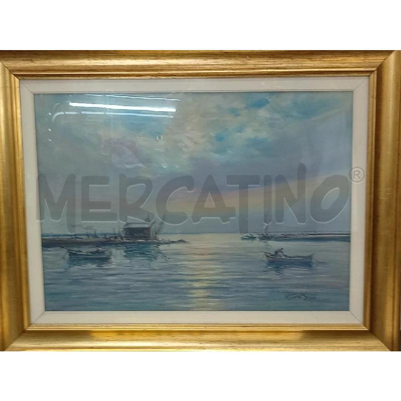 QUADRO OLIO SU TELA RENZO DEL GRECO  | Mercatino dell'Usato Moncalieri bengasi 1