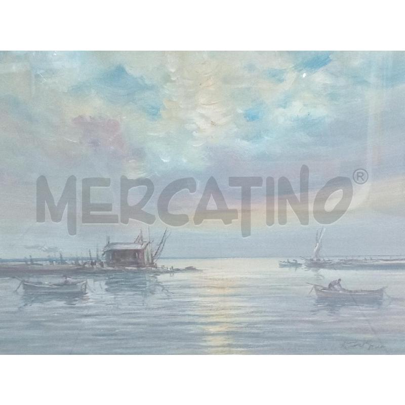 QUADRO OLIO SU TELA RENZO DEL GRECO  | Mercatino dell'Usato Moncalieri bengasi 2