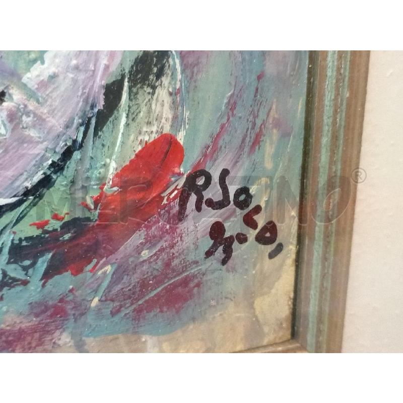 QUADRO OLIO SU TELA RODOLFO SOLDI | Mercatino dell'Usato Moncalieri bengasi 3