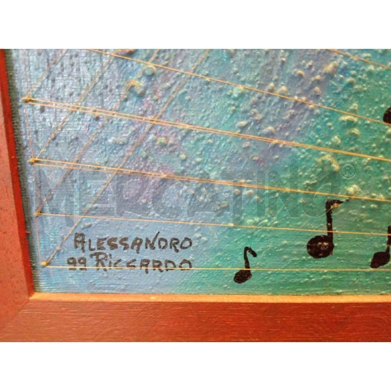 QUADRO OLIO SU TELA TECNICA MISTA | Mercatino dell'Usato Moncalieri bengasi 4