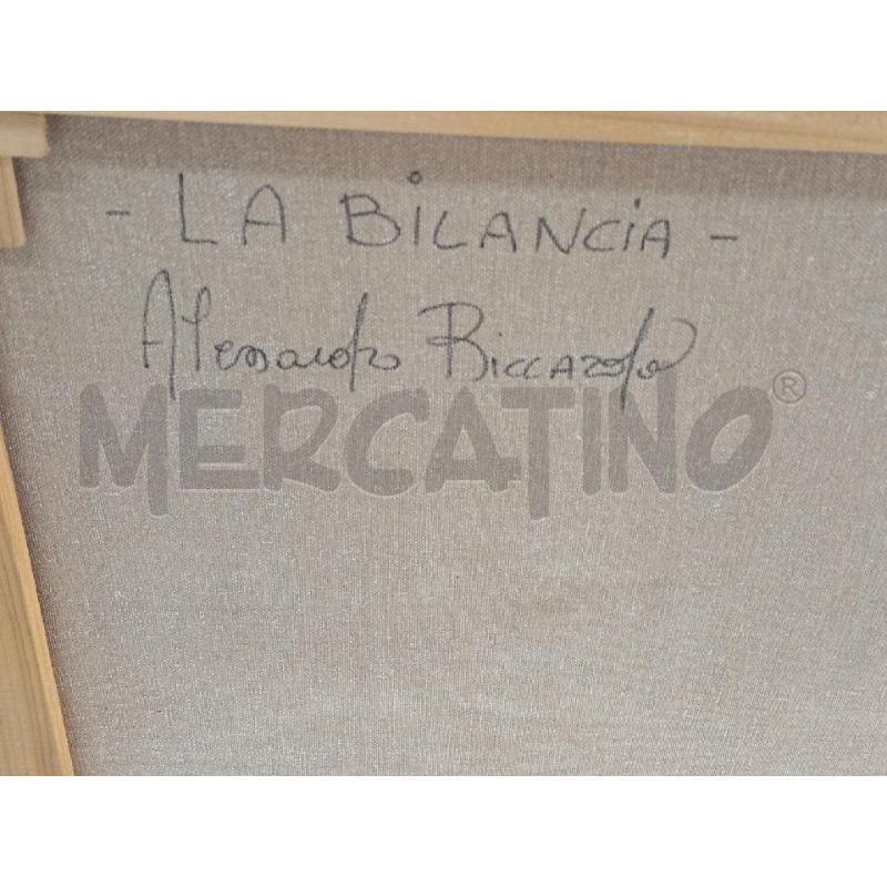 QUADRO OLIO SU TELA TECNICA MISTA  | Mercatino dell'Usato Moncalieri bengasi 4