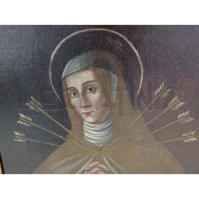 QUADRO OLIO VINTAGE MONACA CLARISSA (SANTA CRISTINA DI BOLSENA???) | Mercatino dell'Usato Moncalieri bengasi 2