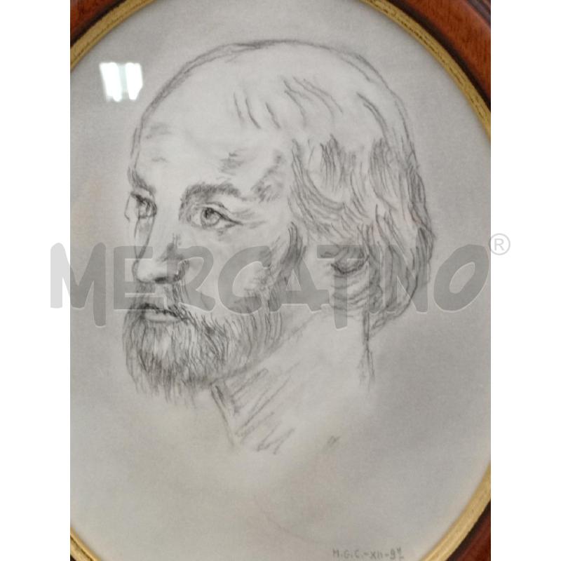 QUADRO OVALE VISO UOMO M.G.C | Mercatino dell'Usato Moncalieri bengasi 2