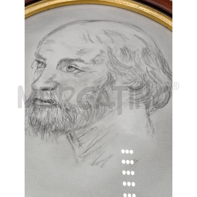 QUADRO OVALE VISO UOMO M.G.C | Mercatino dell'Usato Moncalieri bengasi 5