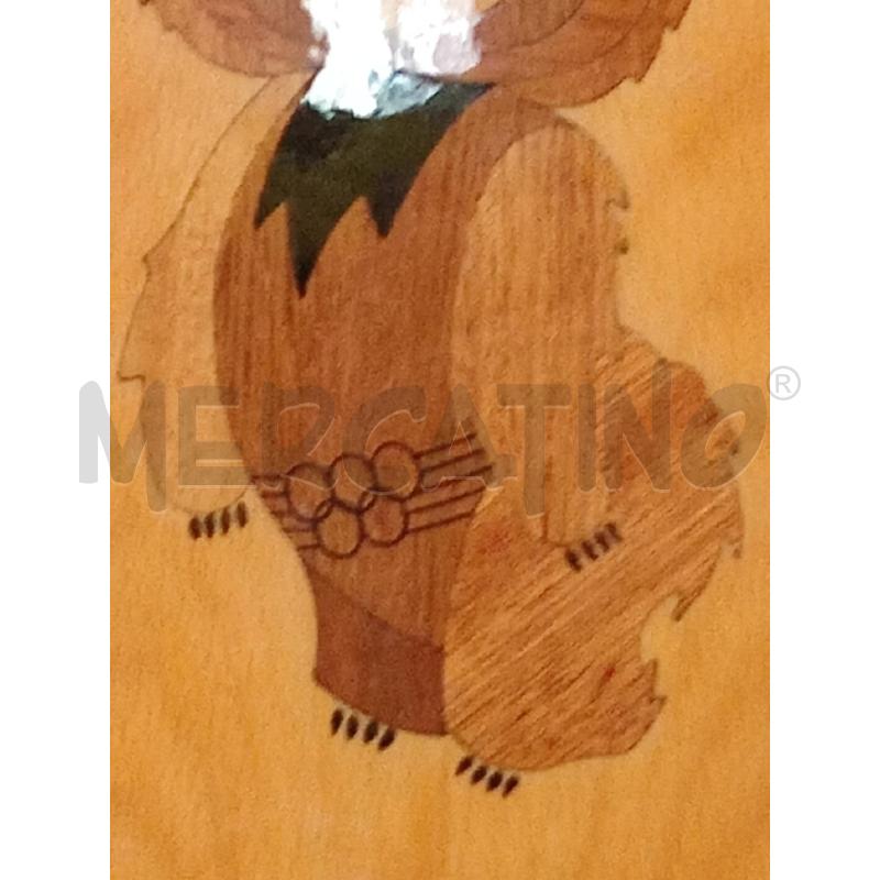 QUADRO PICCOLA LEGNO CON ORSO OLIMPIADI | Mercatino dell'Usato Moncalieri bengasi 4