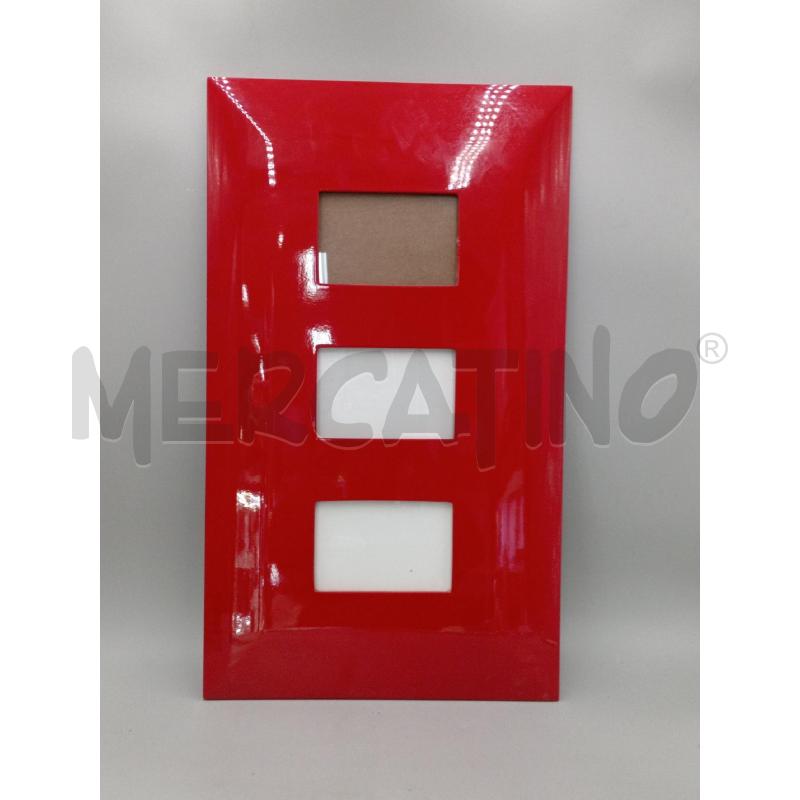 QUADRO PORTA FOTO ROSSO LUCIDO | Mercatino dell'Usato Moncalieri bengasi 1