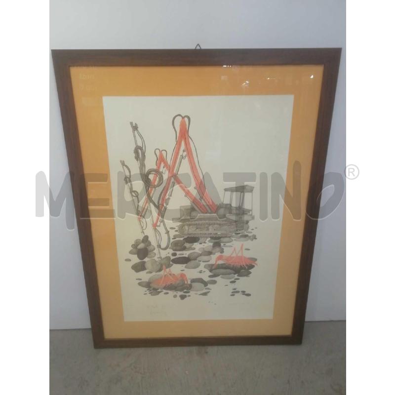 QUADRO SERIGRAFIA DIONISIA CAVALLETTE 143/150 | Mercatino dell'Usato Moncalieri bengasi 1