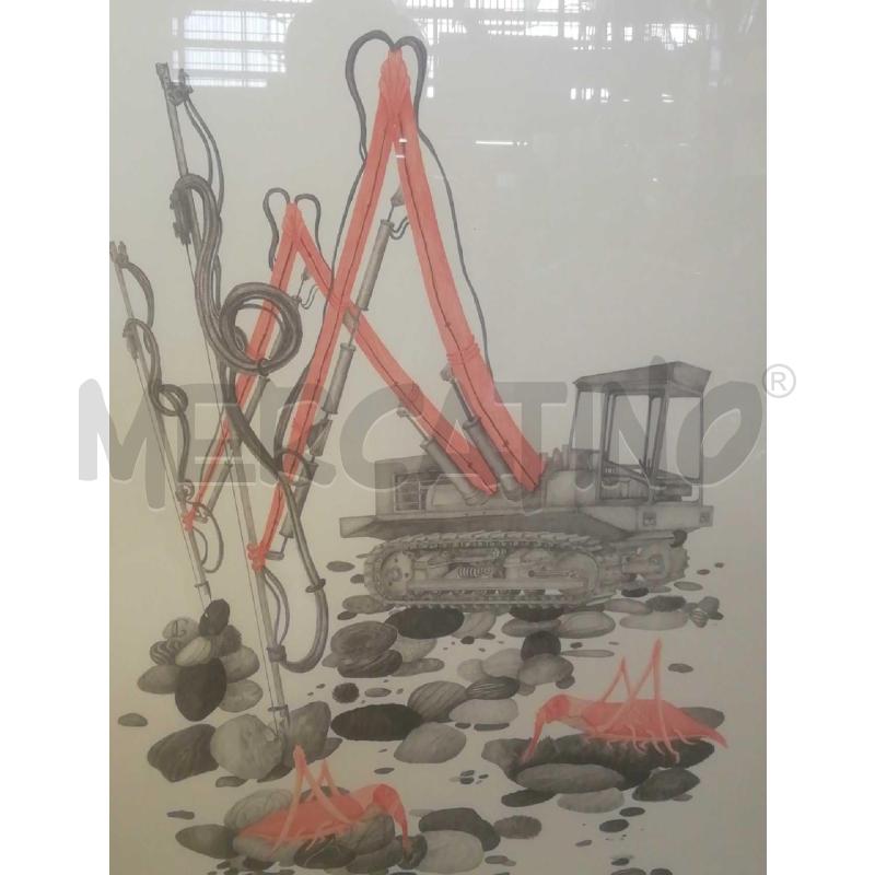 QUADRO SERIGRAFIA DIONISIA CAVALLETTE 143/150 | Mercatino dell'Usato Moncalieri bengasi 2