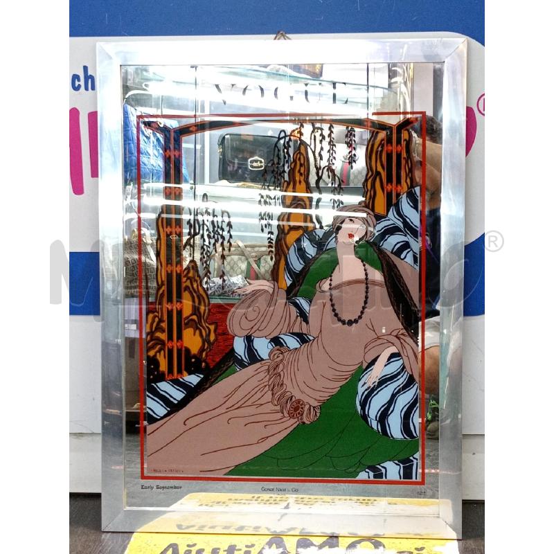 QUADRO SPECCHIO PUBBLICITARIO VOGUE  | Mercatino dell'Usato Moncalieri bengasi 1