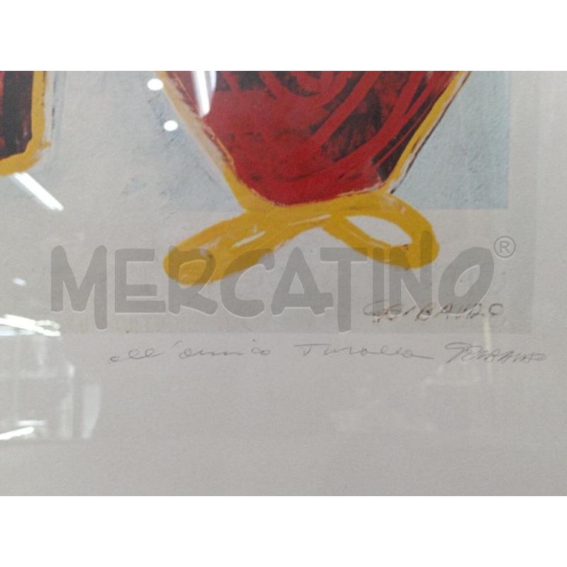 QUADRO STAMPA INTEGRALE EZIO GRIBAUDO 1968 | Mercatino dell'Usato Moncalieri bengasi 3