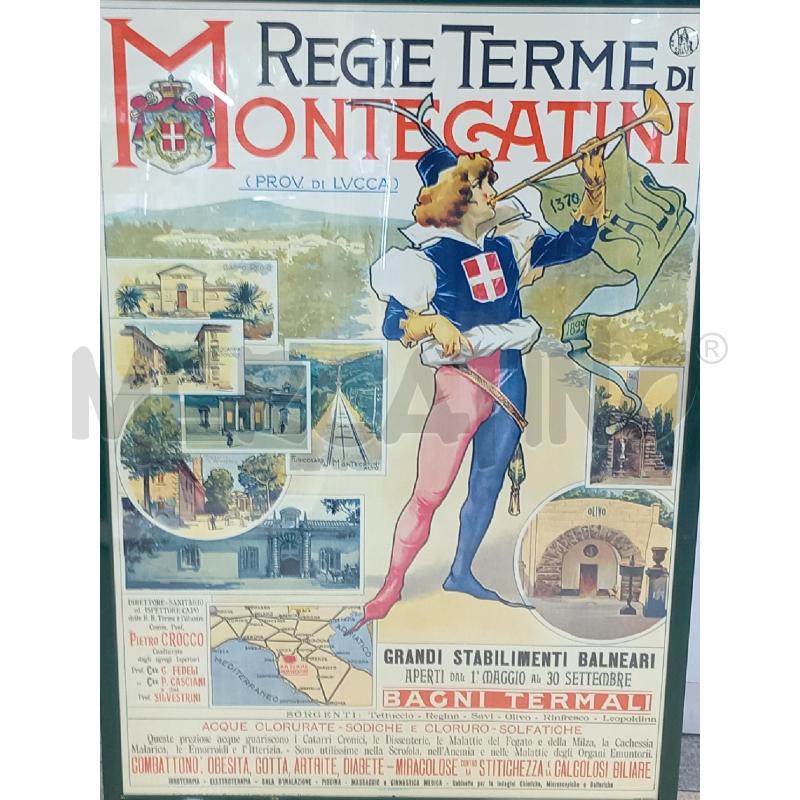 QUADRO STAMPA TERME REGIE MONTEGATINI | Mercatino dell'Usato Moncalieri bengasi 1