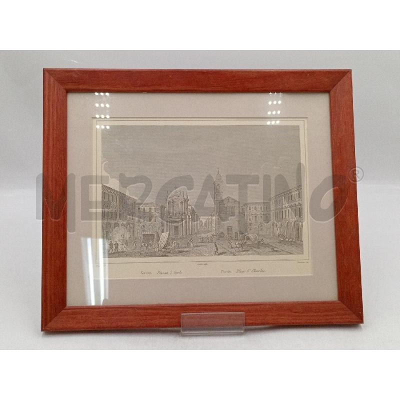 QUADRO STAMPA TORINO PIAZZA SAN CARLO | Mercatino dell'Usato Moncalieri bengasi 1