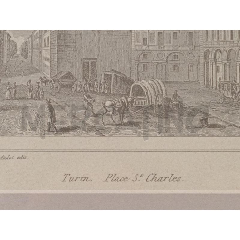 QUADRO STAMPA TORINO PIAZZA SAN CARLO | Mercatino dell'Usato Moncalieri bengasi 3
