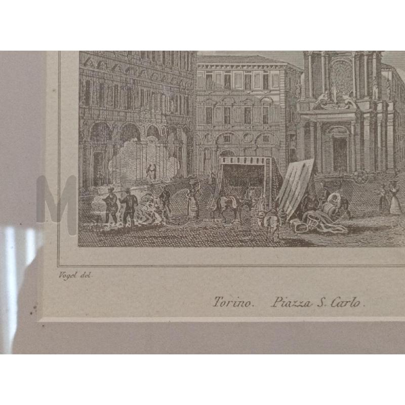 QUADRO STAMPA TORINO PIAZZA SAN CARLO | Mercatino dell'Usato Moncalieri bengasi 5
