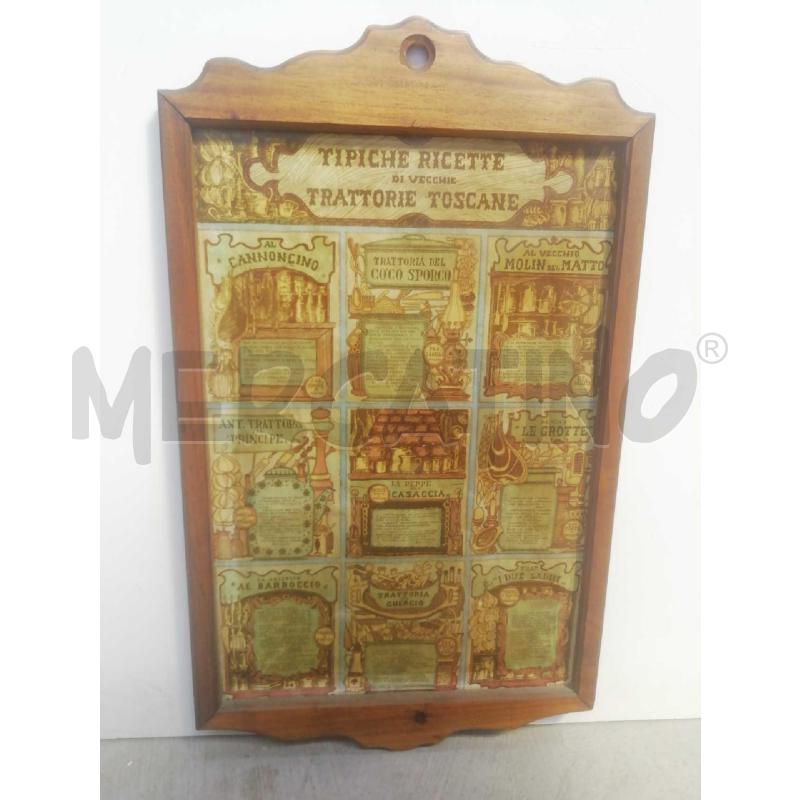 QUADRO STAMPA TRATTORIE TOSCANE | Mercatino dell'Usato Moncalieri bengasi 1