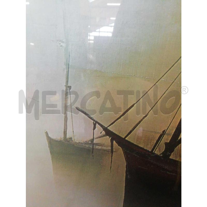 QUADRO SU CARTONE NAVI VELA | Mercatino dell'Usato Moncalieri bengasi 4