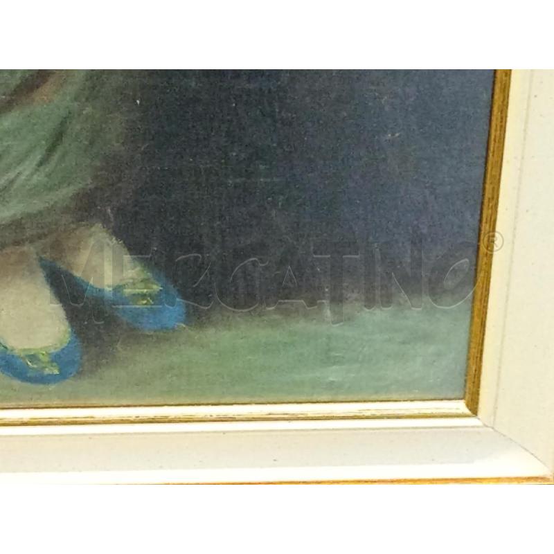 QUADRO TELATO DONNA STILE LIBERTY H. 114 | Mercatino dell'Usato Moncalieri bengasi 4