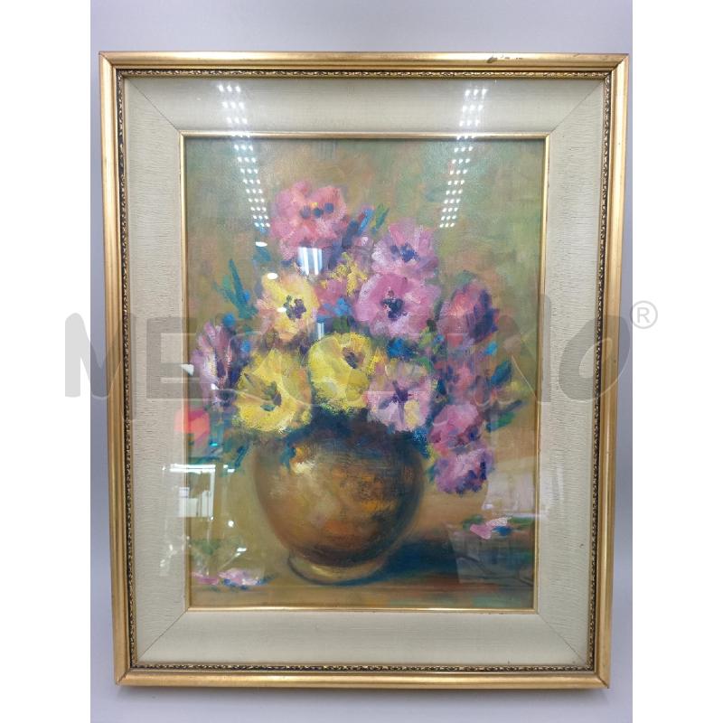 QUADRO V.TRUCCO VASO CON FIORI | Mercatino dell'Usato Moncalieri bengasi 1
