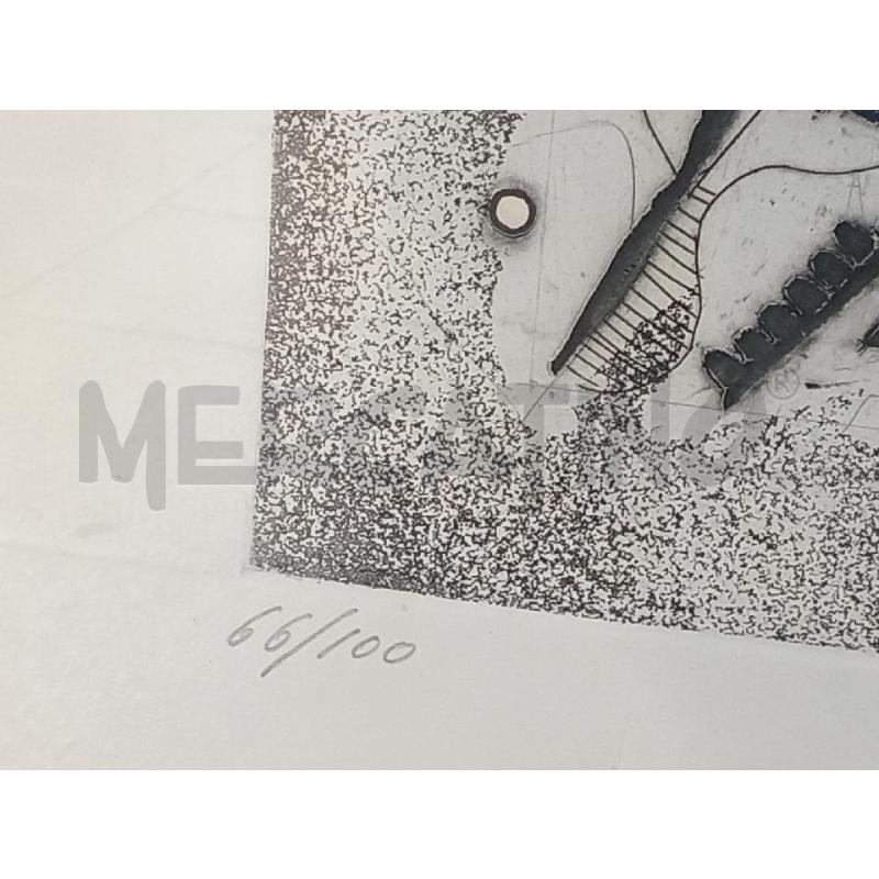 QUADRO VECCHIO ARTISTA MASTROIANNI NUMERATO 66/100 | Mercatino dell'Usato Moncalieri bengasi 3
