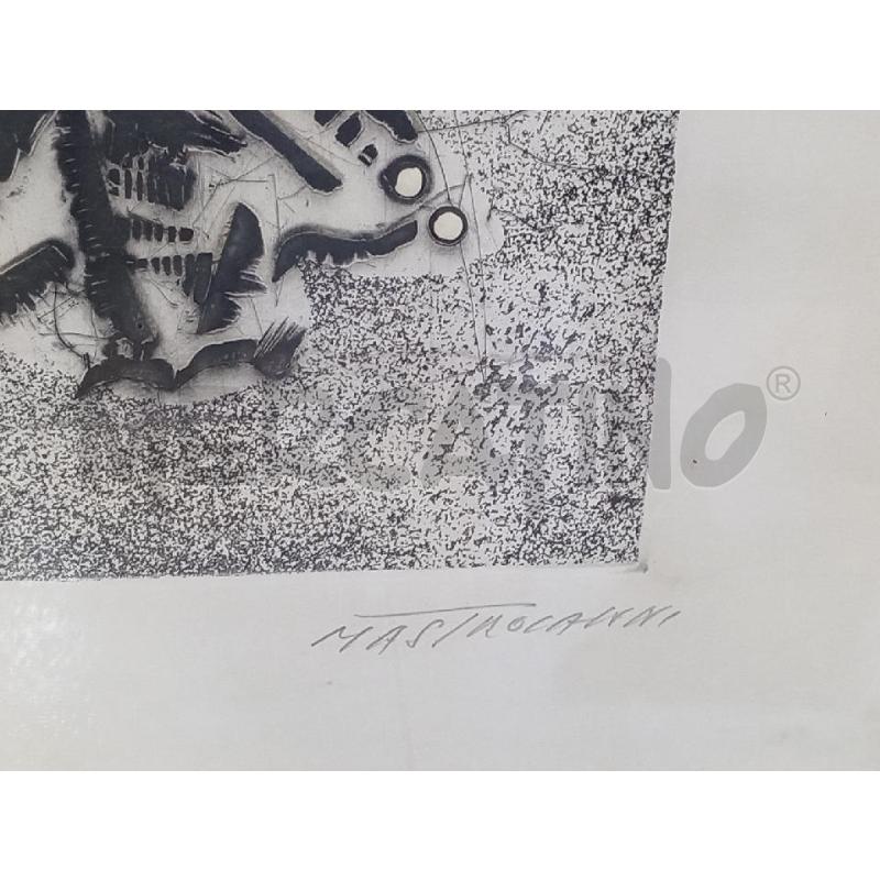 QUADRO VECCHIO ARTISTA MASTROIANNI NUMERATO 66/100 | Mercatino dell'Usato Moncalieri bengasi 4