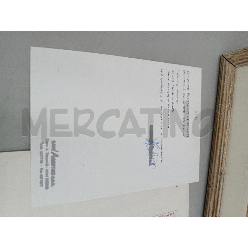 QUADRO VOLTO DONNA GIUSEPPE PIOMBANTI AMMANNATI | Mercatino dell'Usato Moncalieri bengasi 4