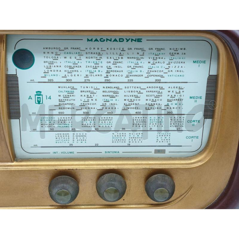 RADIO A VALVOLE MAGNADYNE A14  | Mercatino dell'Usato Moncalieri bengasi 5
