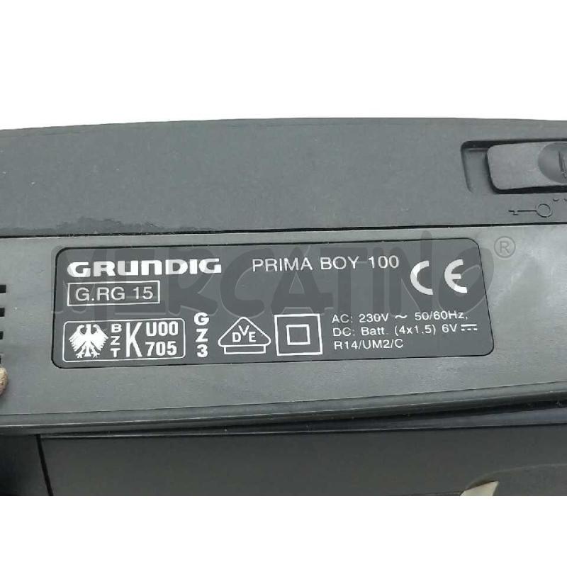 RADIO GRUNDIG PRIMA BOY FUNZIONANTE | Mercatino dell'Usato Moncalieri bengasi 5