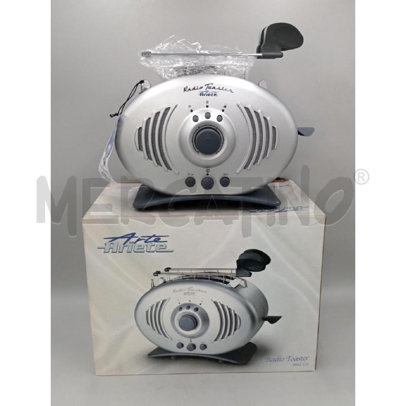 RADIO TOASTER ARTE ARIETE NUOVO | Mercatino dell'Usato Moncalieri bengasi 1