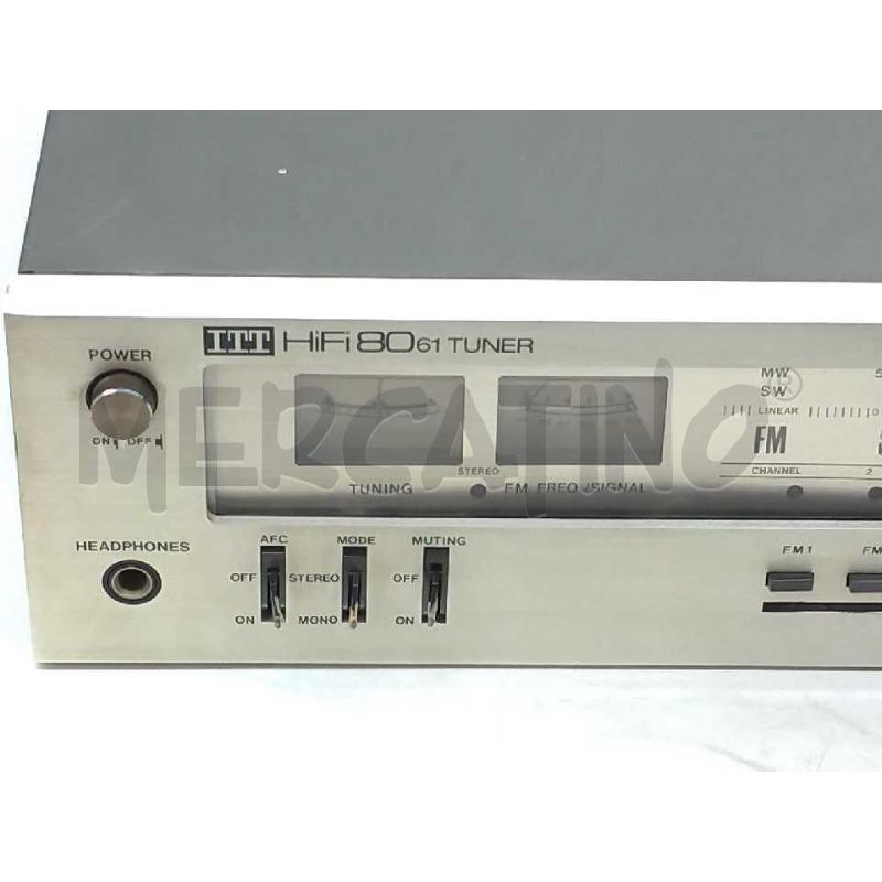 RADIO TUNER HIFI ITT 8061 | Mercatino dell'Usato Moncalieri bengasi 2