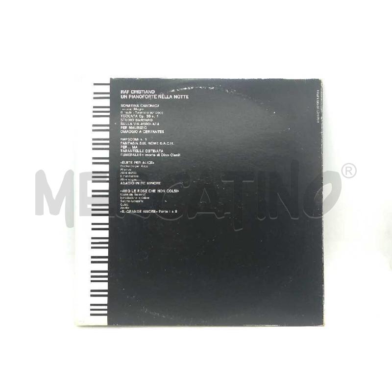 RAF CRISTIANO UN PIANOFORTE NELLA NOTTE VG+ VG+ | Mercatino dell'Usato Moncalieri bengasi 2