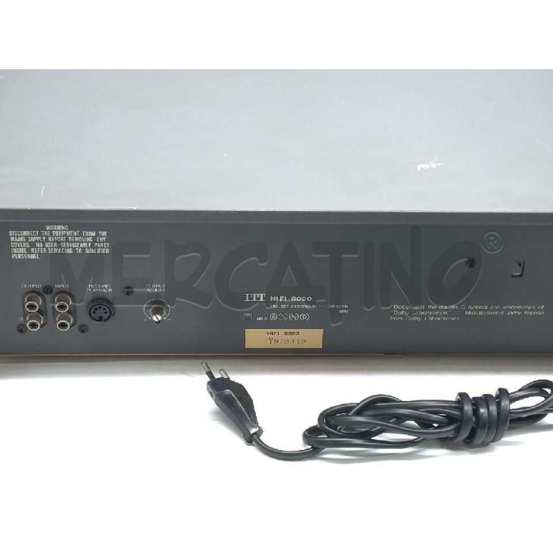 REGISTRATORE CASSETTE HIFI ITT 8020 FUNZIONANTE DUE POMELLI MANCANTI  | Mercatino dell'Usato Moncalieri bengasi 4