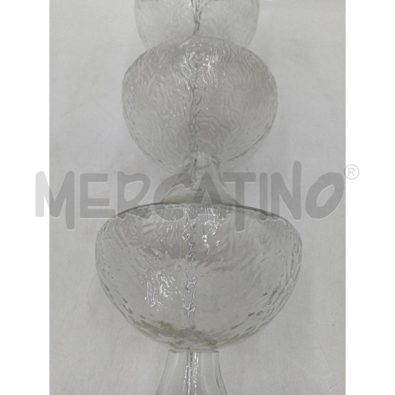 RICAMBIO VINTAGE LAMPADARIO VETRO SOFFIATO LUNGO CM 50 | Mercatino dell'Usato Moncalieri bengasi 3
