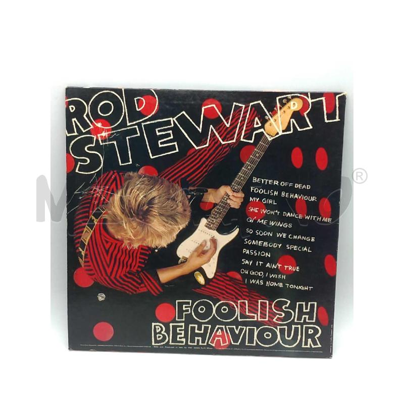 ROD STEWART FOOLISH BEHAVIOUR VG VG CON POSTER | Mercatino dell'Usato Moncalieri bengasi 2