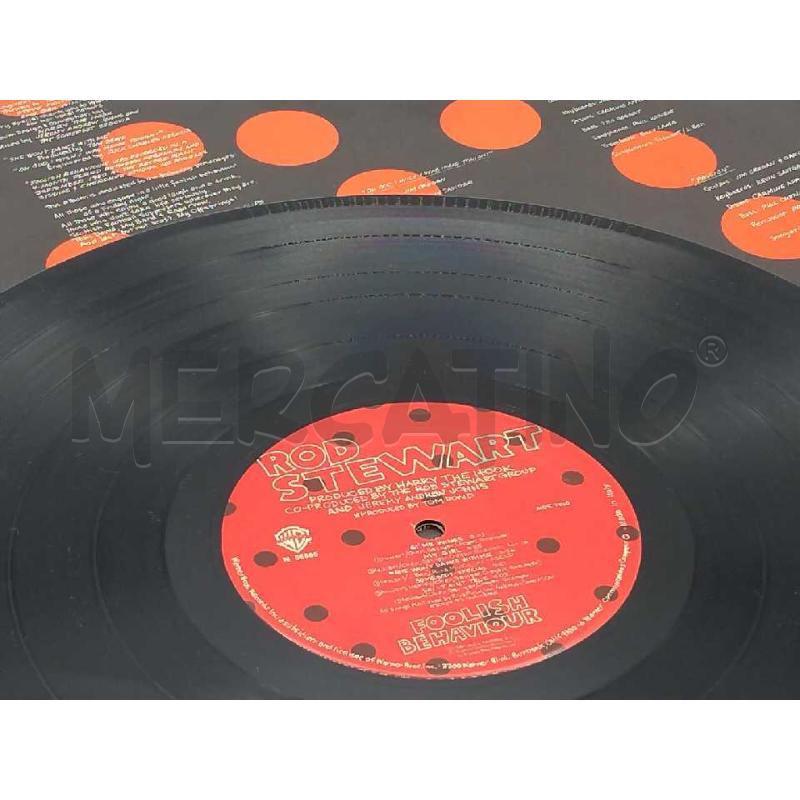 ROD STEWART FOOLISH BEHAVIOUR VG VG CON POSTER | Mercatino dell'Usato Moncalieri bengasi 4