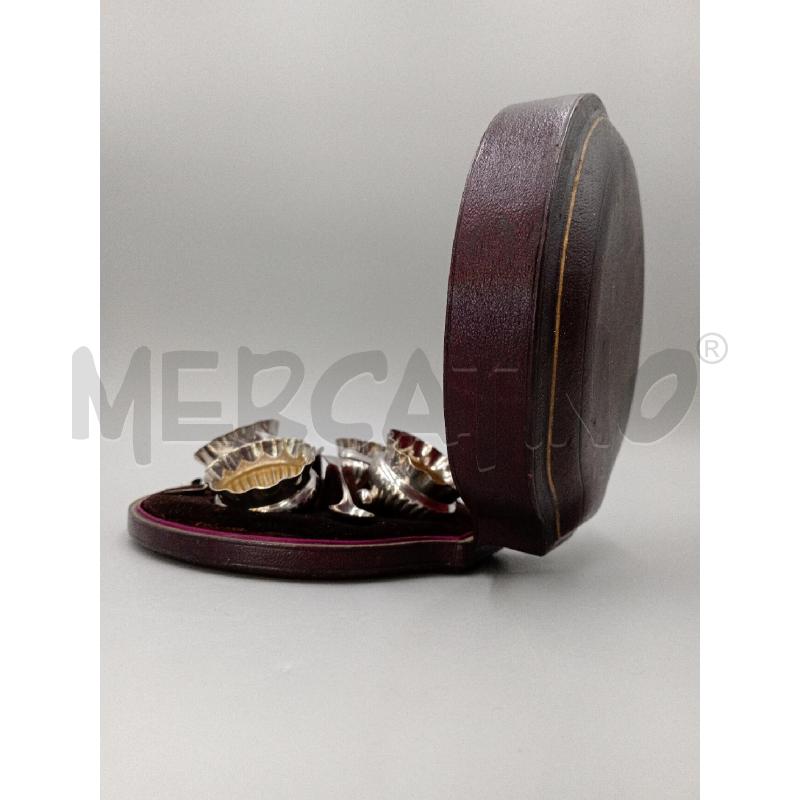 SALIERE 4PZ+CUCCHIAINI E COFANETTO ABBINATO  | Mercatino dell'Usato Moncalieri bengasi 4