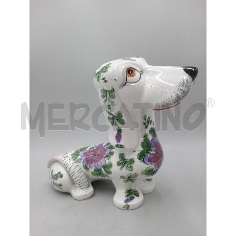 SALVADANAIO CERAMICA FIORI BASSOTTO ITALY | Mercatino dell'Usato Moncalieri bengasi 1