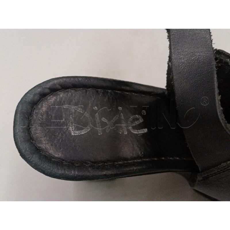 SANDALI DONNA DIXIE NERO PELLE | Mercatino dell'Usato Moncalieri bengasi 5