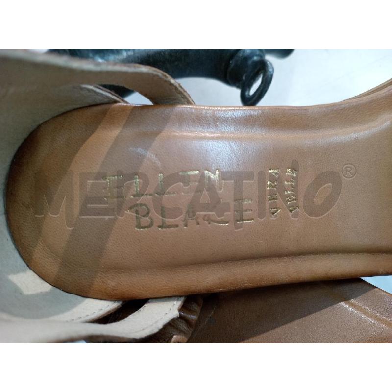 SANDALI DONNA ELLEN BLAKE MARRONI | Mercatino dell'Usato Moncalieri bengasi 5