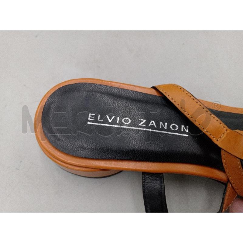 SANDALI DONNA ELVIO ZANON MARRONE | Mercatino dell'Usato Moncalieri bengasi 5