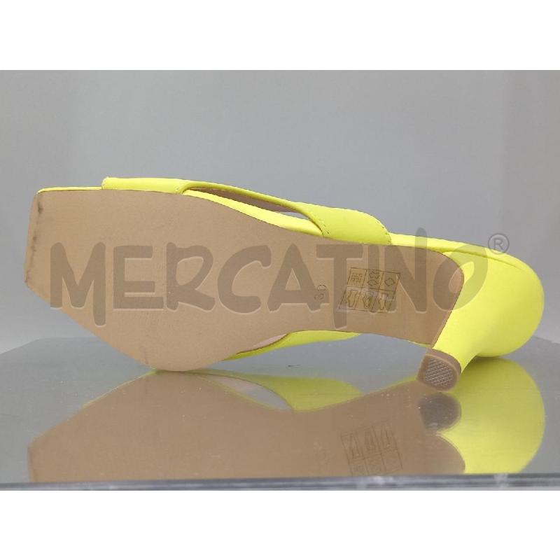 SANDALI DONNA GAELLE GIALLI CON INSERTO STRASS | Mercatino dell'Usato Moncalieri bengasi 4