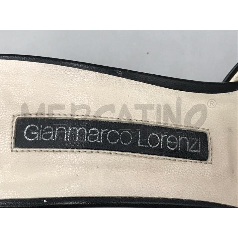 SANDALI DONNA GIAN MARCO LORENZI NERI PARTICOLARI ACCIAIO | Mercatino dell'Usato Moncalieri bengasi 5