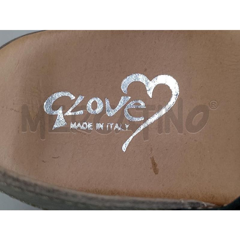 SANDALI DONNA GLOVER NERI E GRIGI  | Mercatino dell'Usato Moncalieri bengasi 5