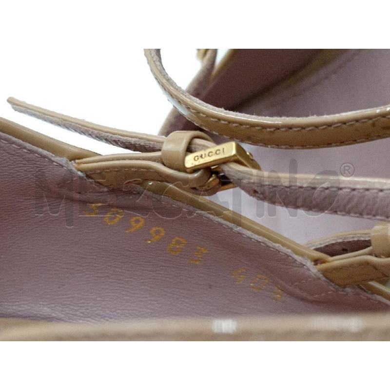 SANDALI DONNA GUCCI VERNICE TORTORA | Mercatino dell'Usato Moncalieri bengasi 5