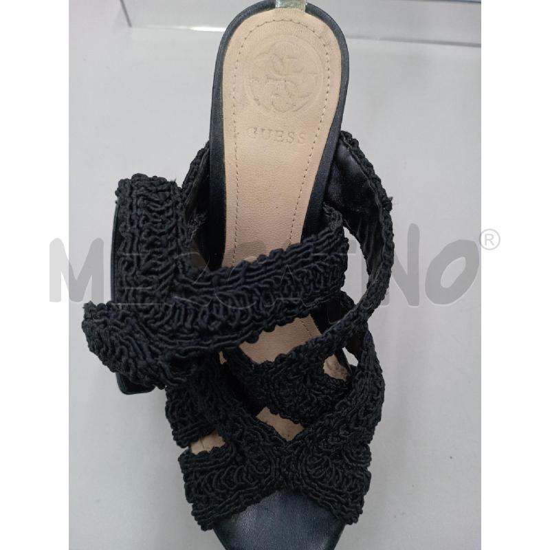 SANDALI DONNA GUESS NERE TACCO LEGNO | Mercatino dell'Usato Moncalieri bengasi 4