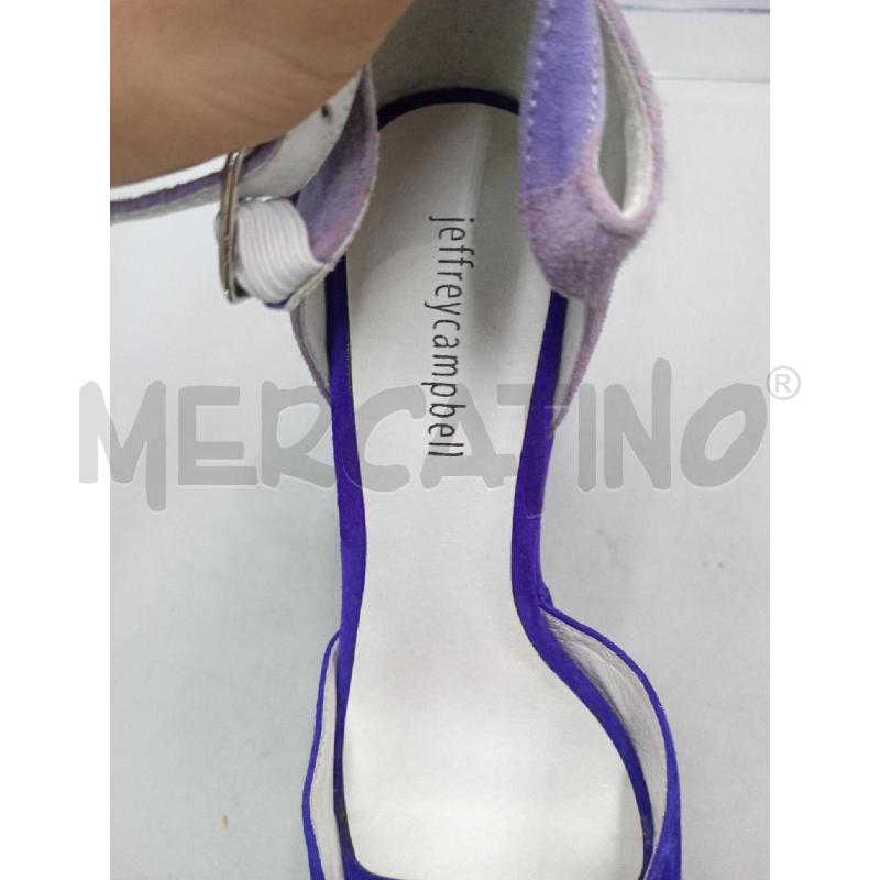 SANDALI DONNA JEFFREY CAMPBELL 70VIOLA E AZZURRO SCAMOSCITO | Mercatino dell'Usato Moncalieri bengasi 5