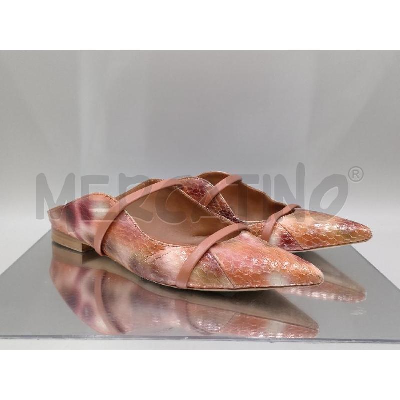 SANDALI DONNA MALONE PITONATO ROSA MARRONE | Mercatino dell'Usato Moncalieri bengasi 3