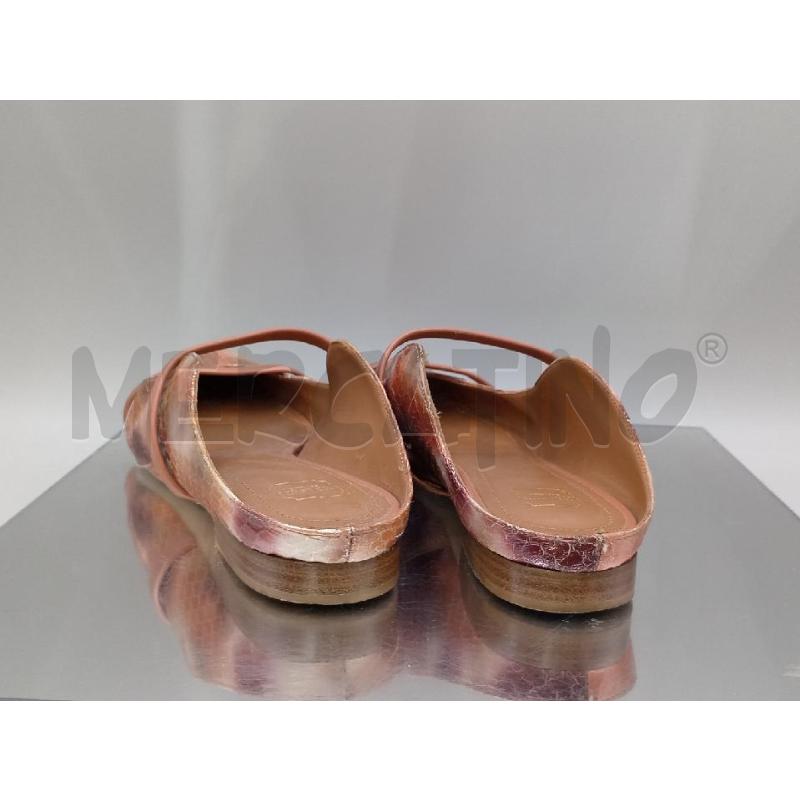 SANDALI DONNA MALONE PITONATO ROSA MARRONE | Mercatino dell'Usato Moncalieri bengasi 4