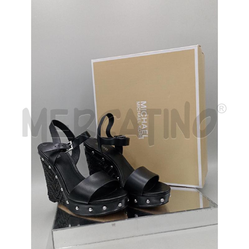 SANDALI DONNA MICHAEL KORS NERE ZEPPA CON BORCHIETTE | Mercatino dell'Usato Moncalieri bengasi 1
